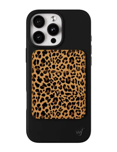 Wildflower Leopard Magsafe Wallet In Animal Print