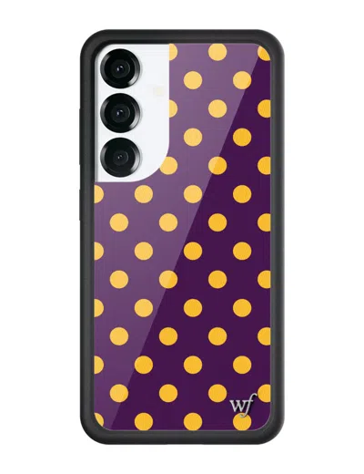 Wildflower Polka Dot Purple And Yellow Samsung Galaxy Case