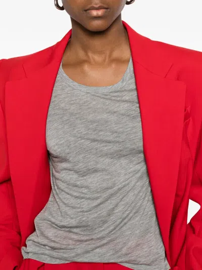 Anine Bing Sylvie Long-sleeve T-shirt In Gray