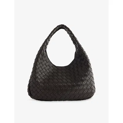 Bottega Veneta Womens Fondant Brass Campana Medium Leather Shoulder Bag In Gold