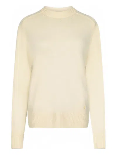 Loulou De Saison Baltra Lds Ribbed Sweater In Neutral