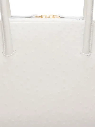 Loulou De Saison Atha Leather Shoulder Bag In White