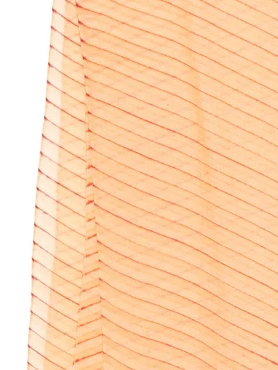 Colombo Pleated Scarf In Yellow