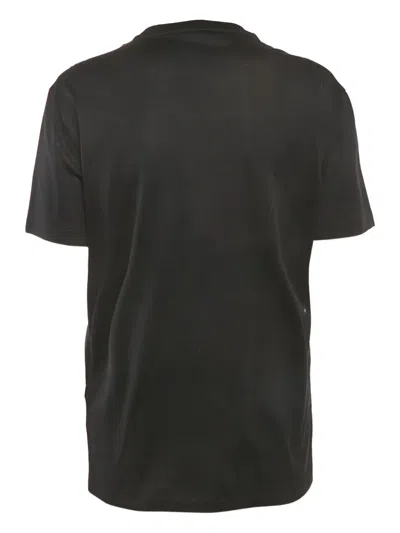 Pre-owned Versace S Graphic Cotton Top In Black