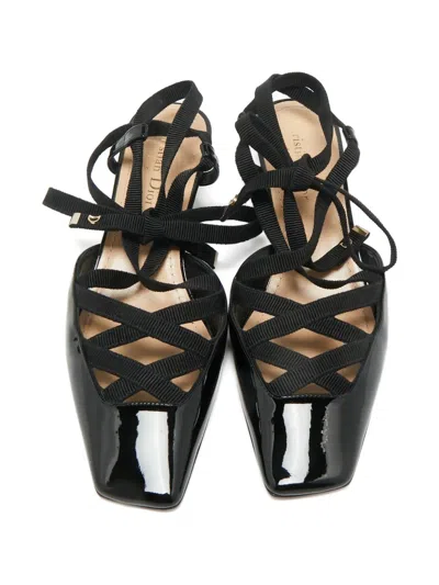 Pre-owned Dior D-envol Leather Pumps In Black