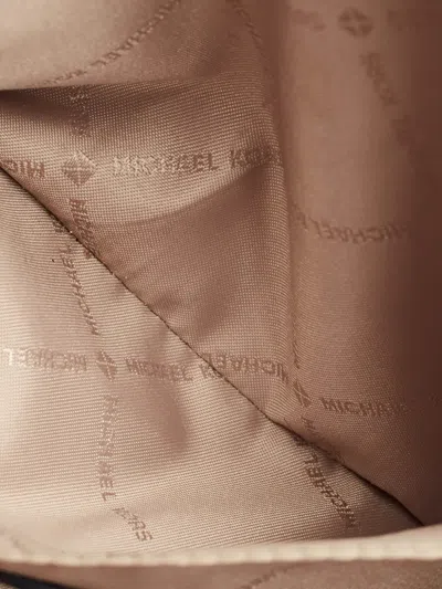 Pre-owned Michael Kors Jet Set Travel Dome Cross Body Bag In Brown