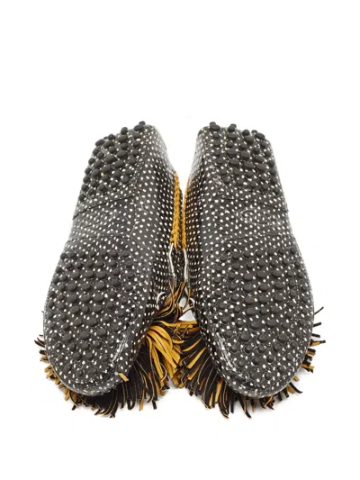 Pre-owned Tod's Vintage Gommino Driver Loafers In Black