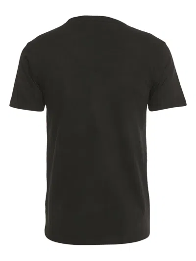 Pre-owned Dior Embroidered Cotton T-shirt In Black