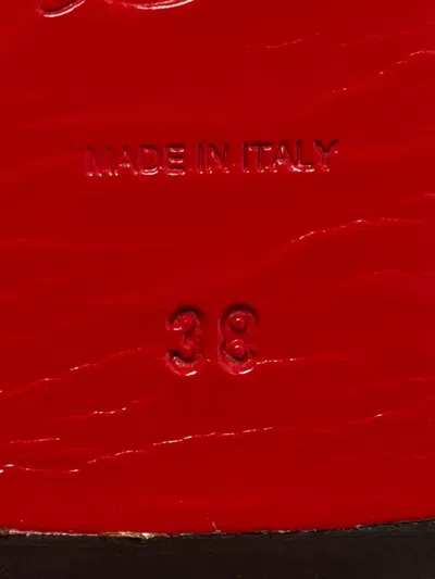 Pre-owned Christian Louboutin Glitz Spiked Slippers In Black