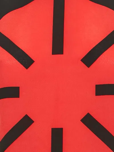 Pre-owned Versace Printed-detail Round-neck Top In Black