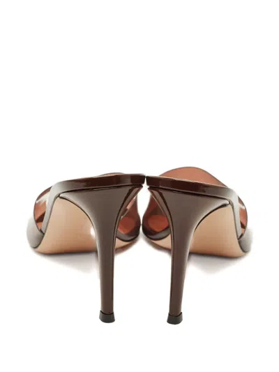 Pre-owned Gianvito Rossi Elle Sandals In Brown