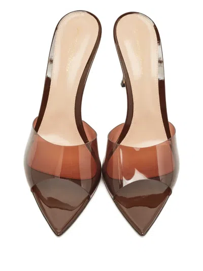 Pre-owned Gianvito Rossi Elle Sandals In Brown