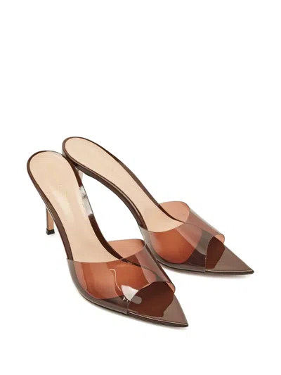 Pre-owned Gianvito Rossi Elle Sandals In Brown