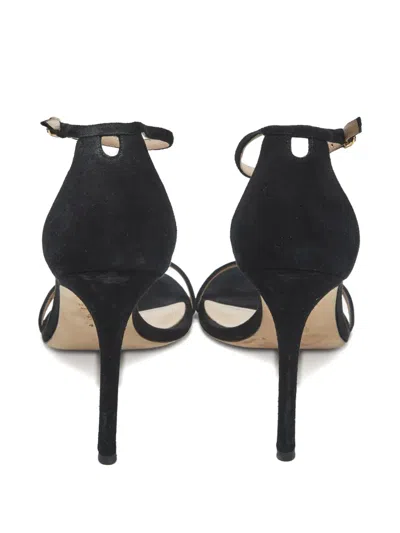 Pre-owned Stuart Weitzman Nudist Stiletto Sandal In Black