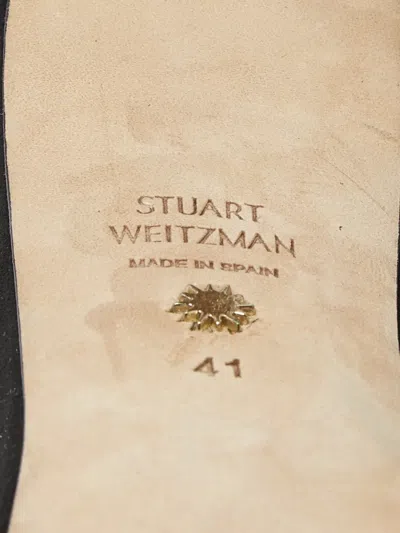 Pre-owned Stuart Weitzman Nudist Stiletto Sandal In Black