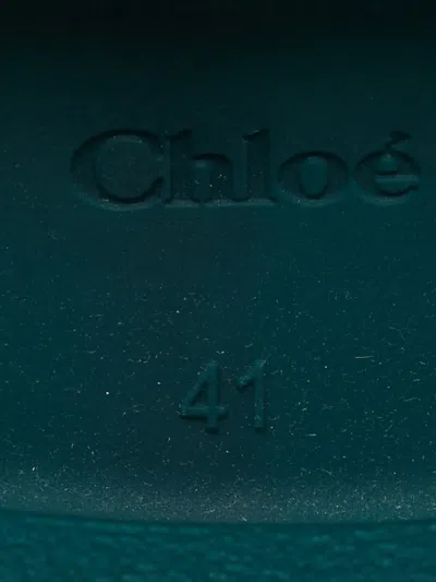 Pre-owned Chloé Betty Boots In Green