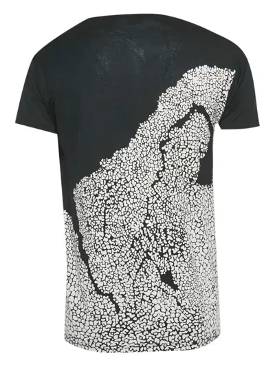 Pre-owned Saint Laurent Printed T-shirt In Black