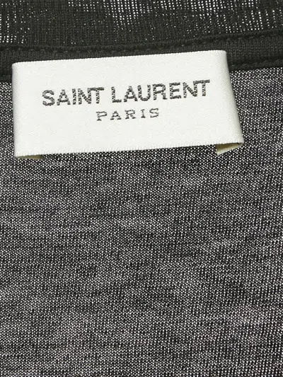Pre-owned Saint Laurent Printed T-shirt In Black