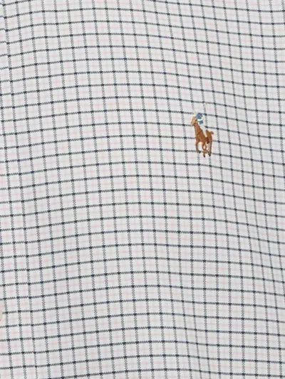 Pre-owned Polo Ralph Lauren Checked Cotton Shirt In White