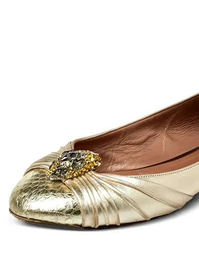 Pre-owned Roberto Cavalli Vintage 410153 Gold