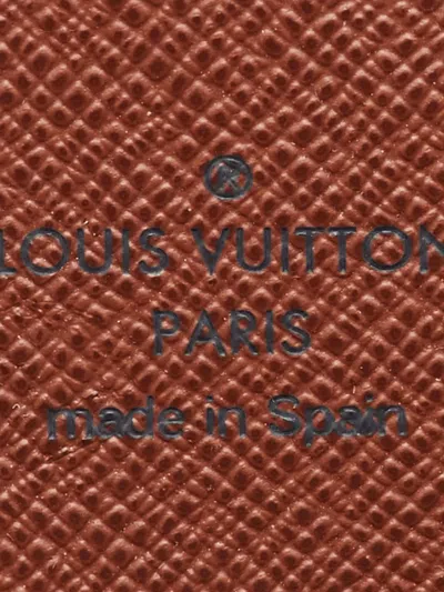 Pre-owned Louis Vuitton 2014 Zippy Canvas Wallet In Brown