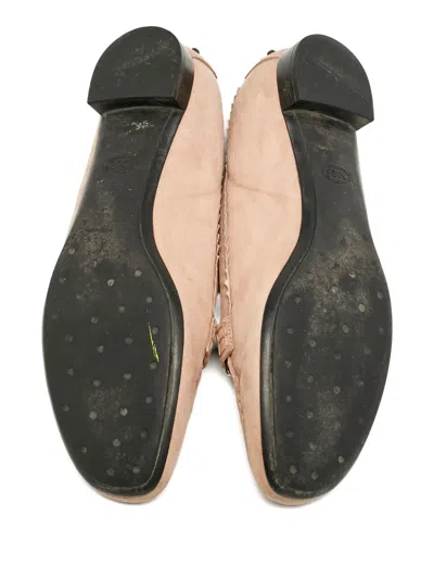 Pre-owned Tod's Vintage Gommino Suede Loafers In Neutral