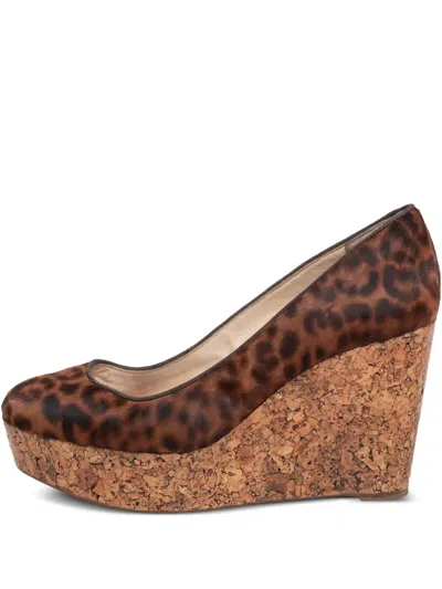 Pre-owned Christian Louboutin 404580 Brown