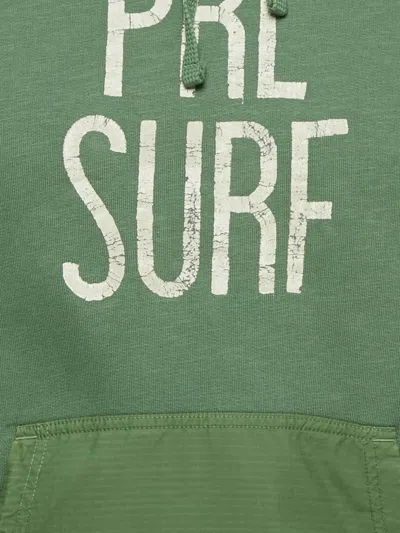 Pre-owned Polo Ralph Lauren Printed Cotton Hoodie In Green