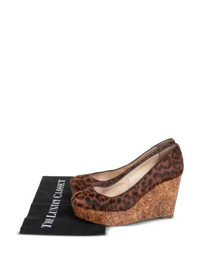 Pre-owned Christian Louboutin 404580 Brown