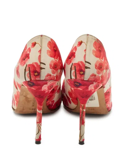 Pre-owned Manolo Blahnik 1137182 Multicolor In Neutral