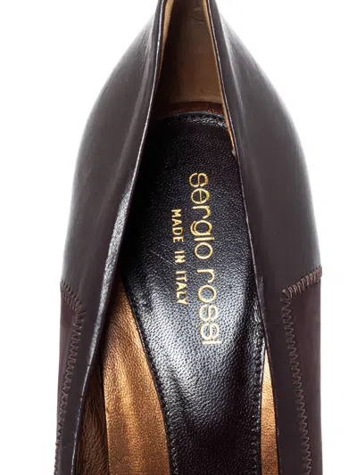 Pre-owned Sergio Rossi Vintage 2024 Leather Suede Pumps In Brown