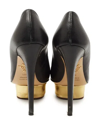 Pre-owned Charlotte Olympia 787118 Black