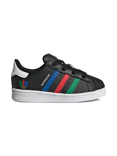 Adidas Originals Superstar Stripes Sneakers In Multi