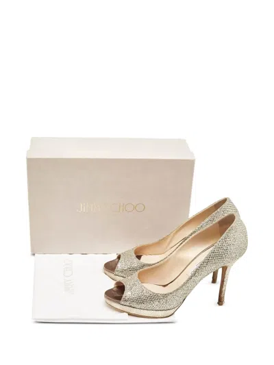 Pre-owned Jimmy Choo 1140710 Gold