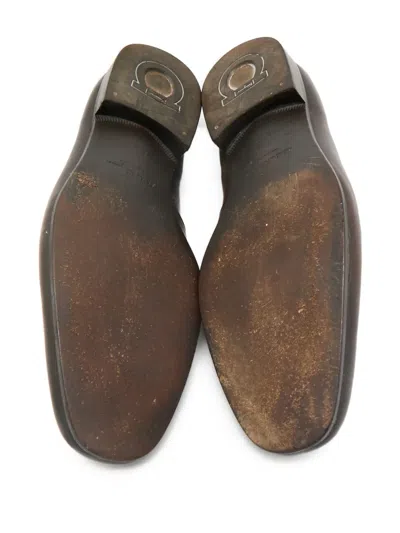 Pre-owned Ferragamo 1158436 Brown