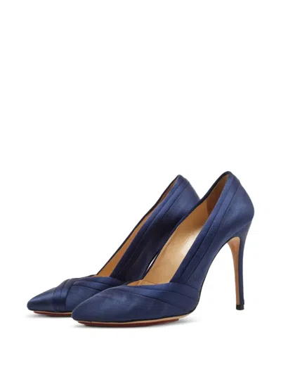 Pre-owned Charlotte Olympia 799630 Navy Blue