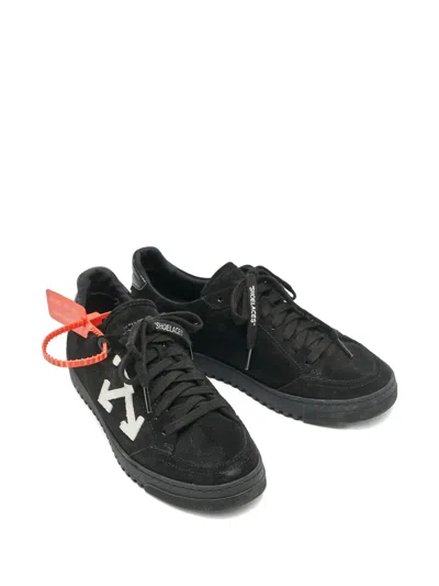 Pre-owned Off-white 2.0 Suede Sneakers In Black
