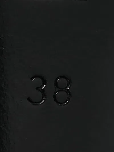 Pre-owned Louis Vuitton 110mm Leather Peep-toe Pumps In Black