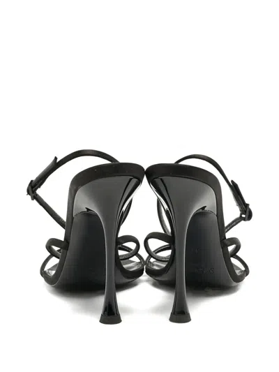 Pre-owned Saint Laurent Harlow Open-toe Sandals In Black