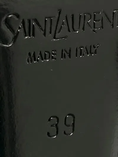 Pre-owned Saint Laurent Harlow Open-toe Sandals In Black