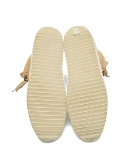 Pre-owned Fear Of God Lace-up High-top Sneakers In Neutral