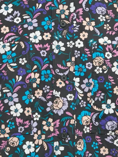 Pre-owned Off-white Floral Cotton Shirt In Blue