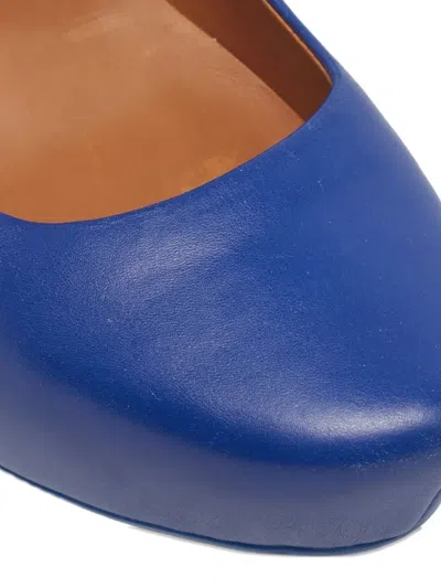 Pre-owned Marc By Marc Jacobs Platform Leather Pumps In Blue