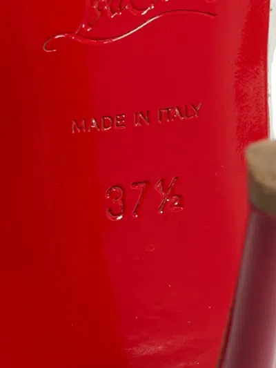 Pre-owned Christian Louboutin Leather Pumps In Red