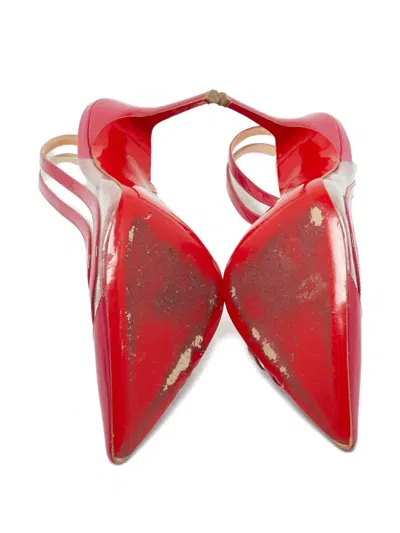 Pre-owned Christian Louboutin Leather Pumps In Red