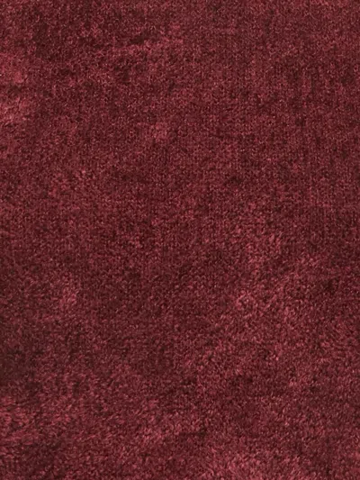 Pre-owned Weekend Max Mara Knit Contrast-trim Sweater In Red