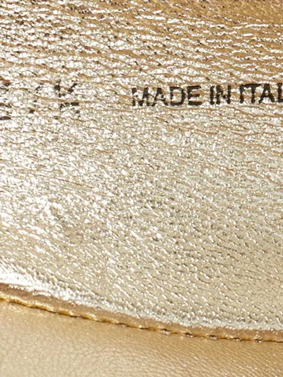 Pre-owned Jimmy Choo Sequins Leather Ballet Flats In Pink