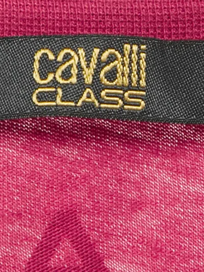Pre-owned Cavalli Class Logo-print T-shirt In Pink