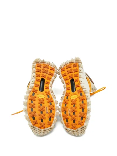 Pre-owned Moncler Vintage Trailgrip Gtx Suede Sneakers In Neutral