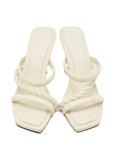 Pre-owned Jimmy Choo Diosa Twisted-strap Sandals In Neutral